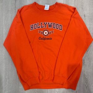 Orange vintage crewneck sweater